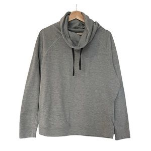 Nike Funnel Neck Hooded Sweatshirt Grey